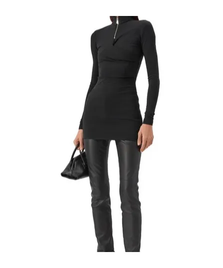 The Attico Stand Up Collar Mini Dress