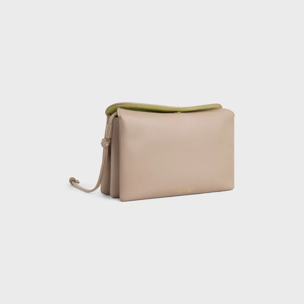 Trio Flap In Smooth Lambskin