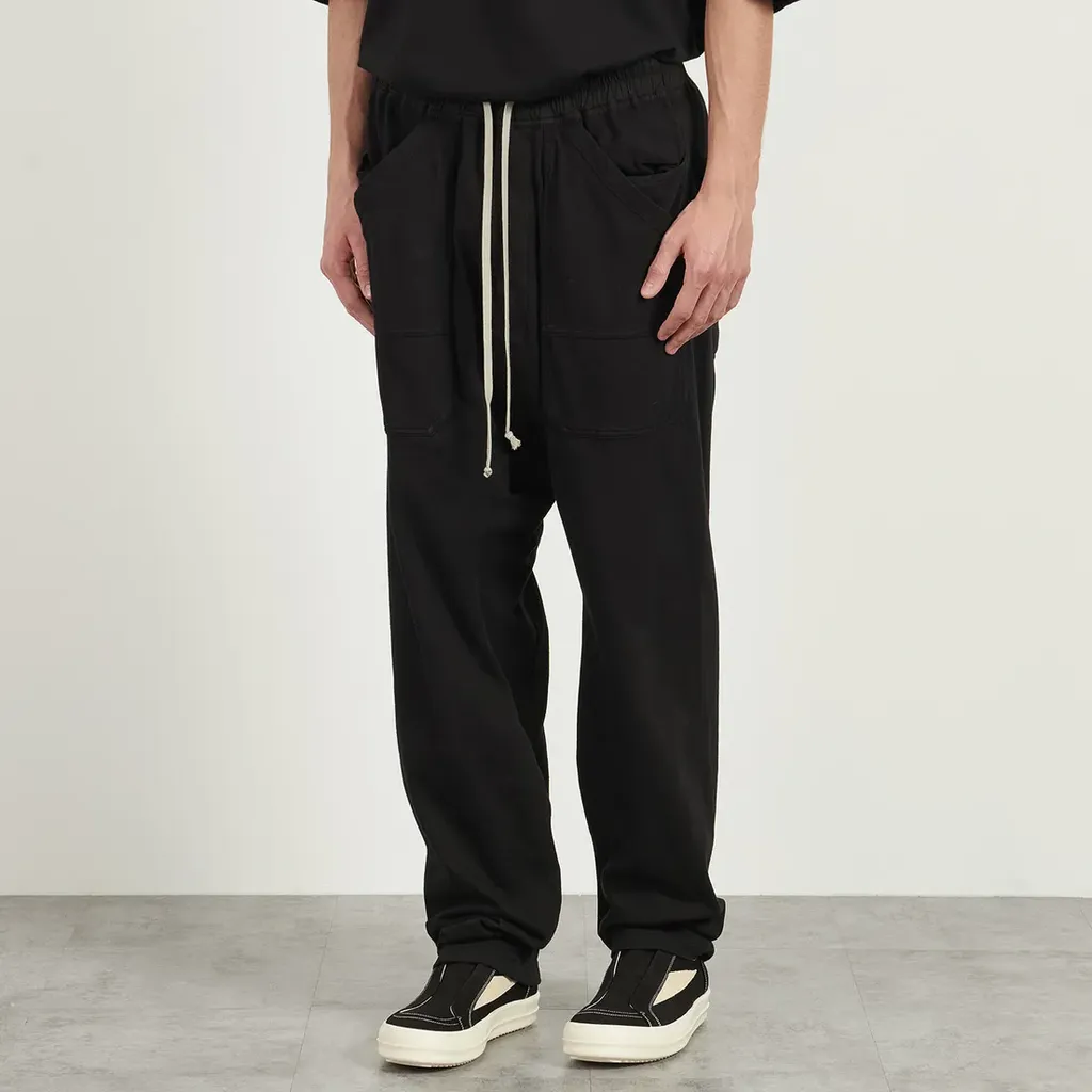 Rick Owens Drkshdw Drawstring Drop-Crotch Cargo Trousers
