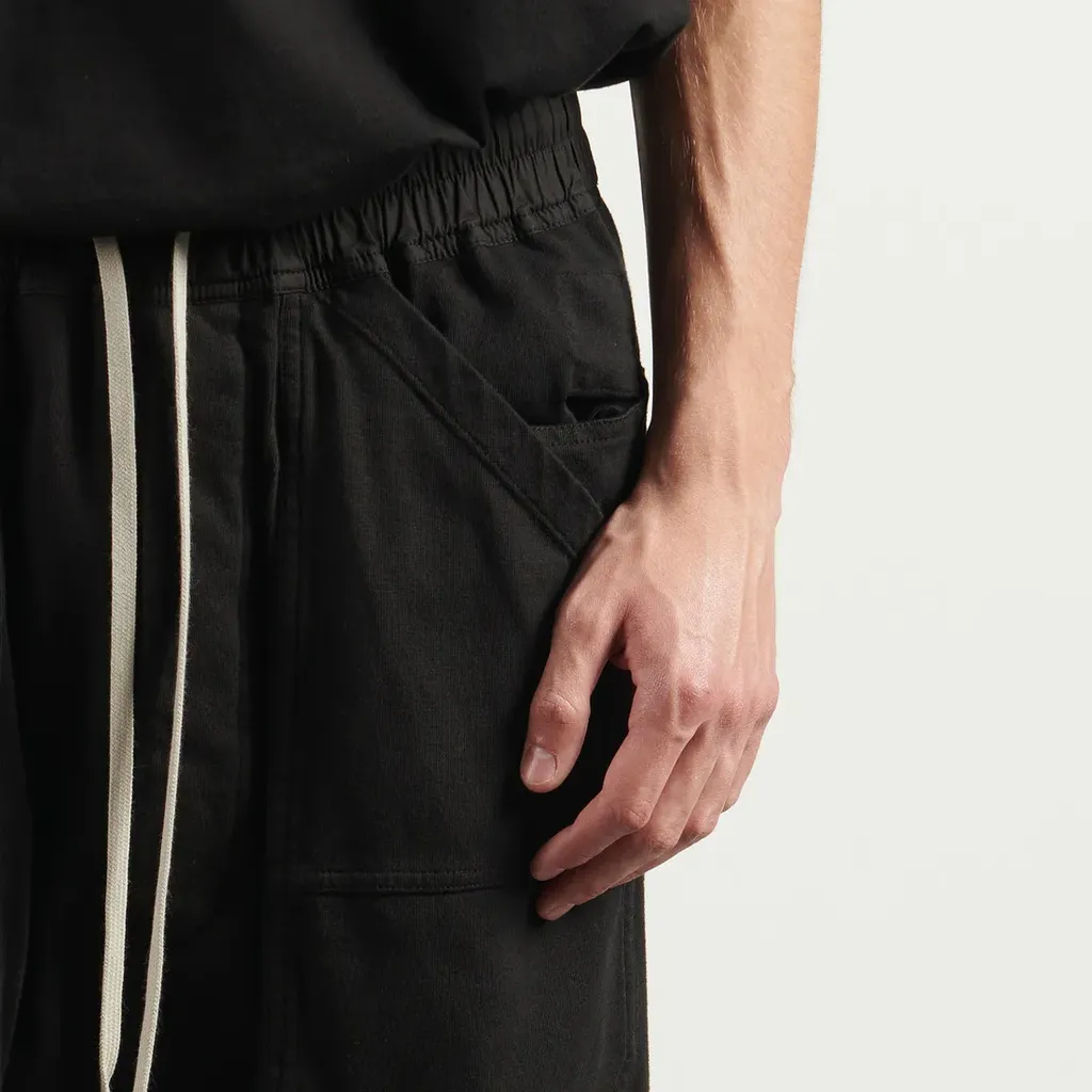 Rick Owens Drkshdw Drawstring Drop-Crotch Cargo Trousers