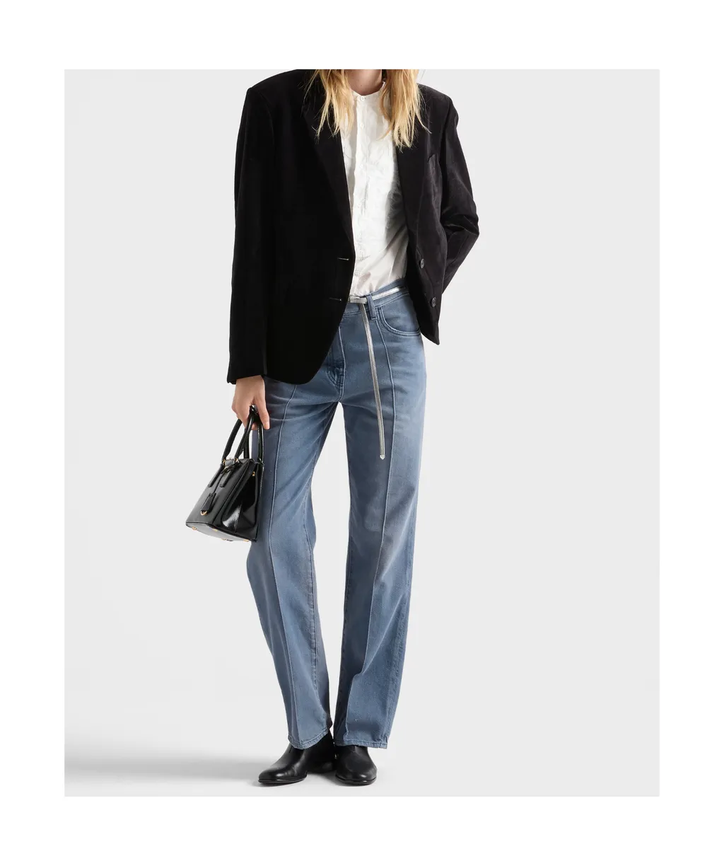 Prada Embroidered Long-Sleeved Shirt