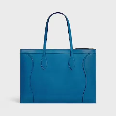 Flat Cabas New Luggage In Glossy Calfskin