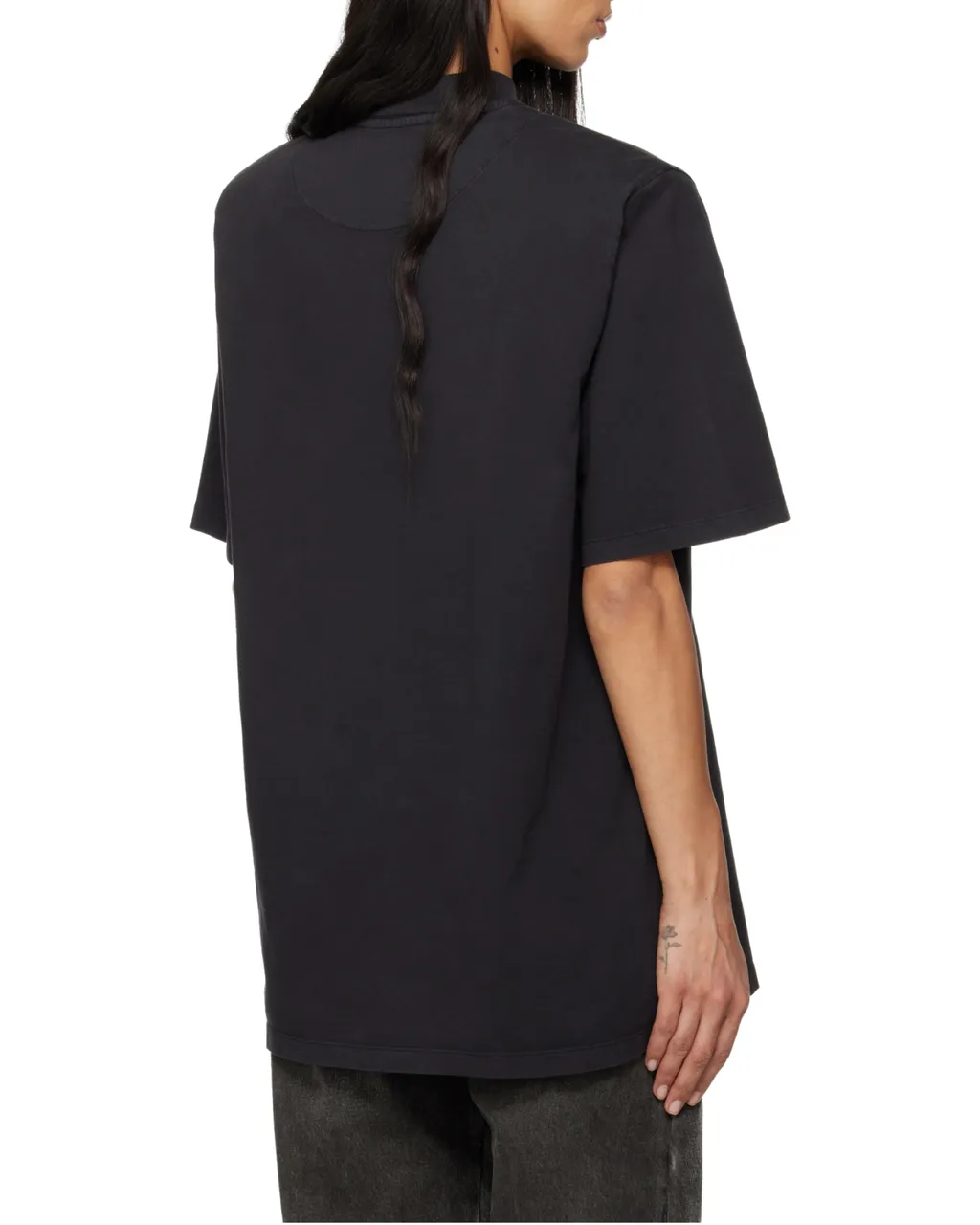 The Attico Logo Embroidered Oversized T-Shirt