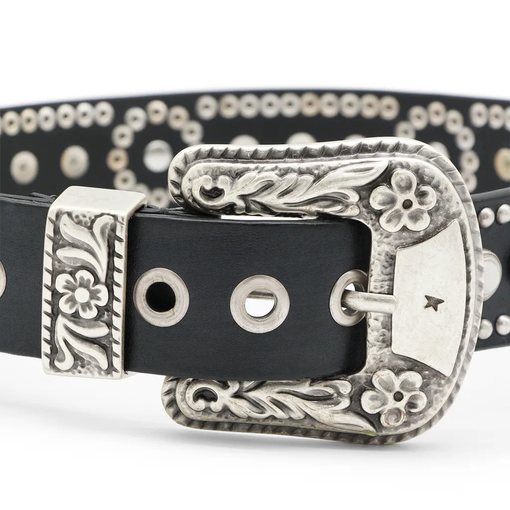 Golden Goose Deluxe Brand Bead Embellished Buckle Belt