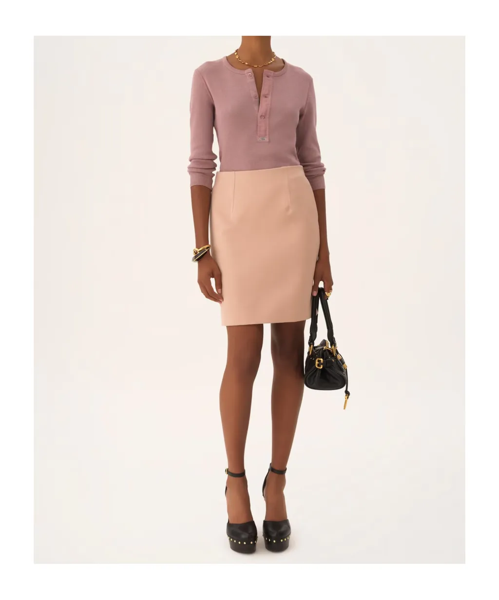 Chloé Fitted Henley Knitted Shirt