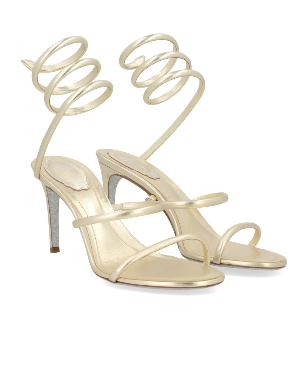 Rene Caovilla Spiral Strap Sandals
