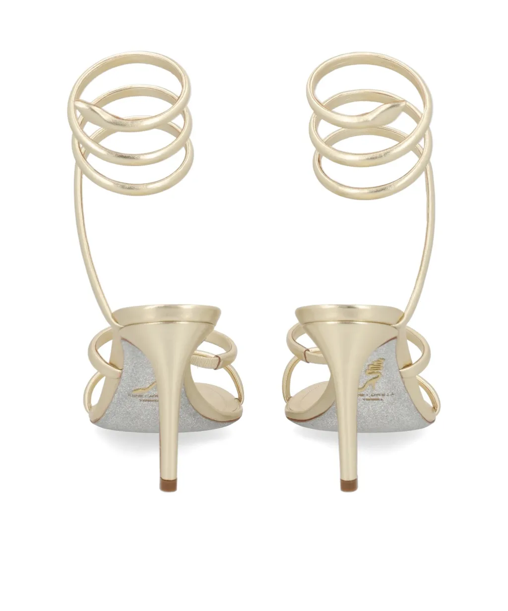 Rene Caovilla Spiral Strap Sandals