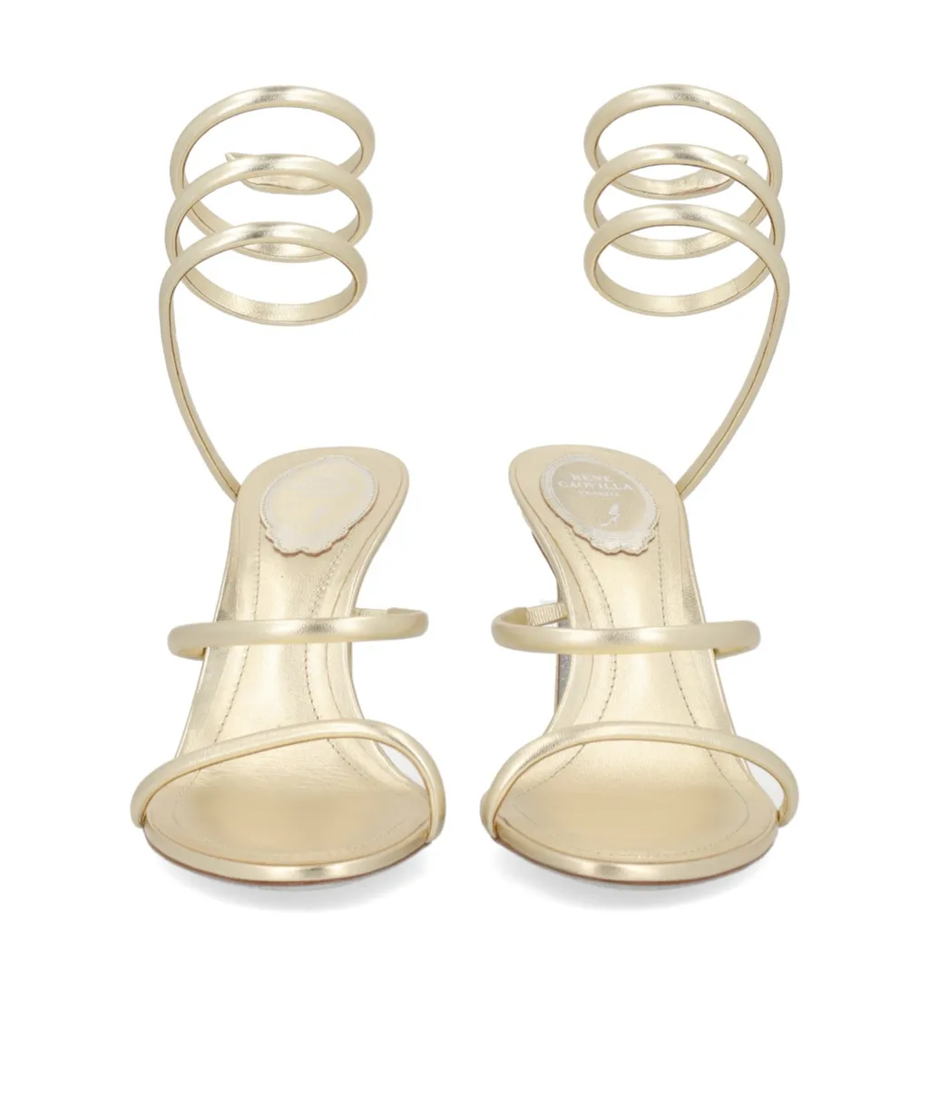 Rene Caovilla Spiral Strap Sandals