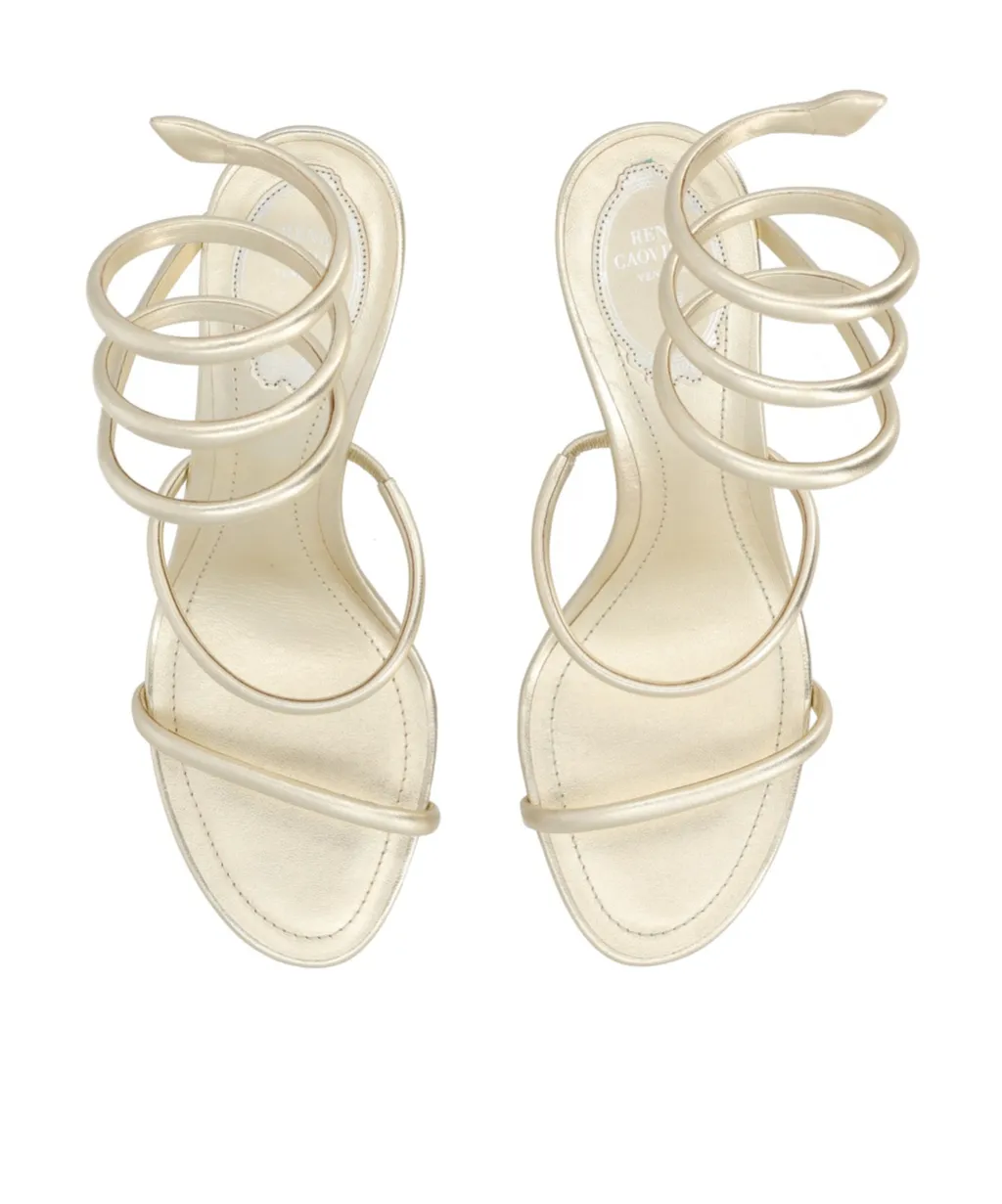 Rene Caovilla Spiral Strap Sandals
