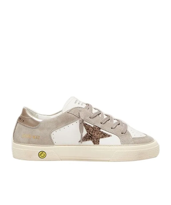 Golden Goose Kids May Star Glittered Sneakers