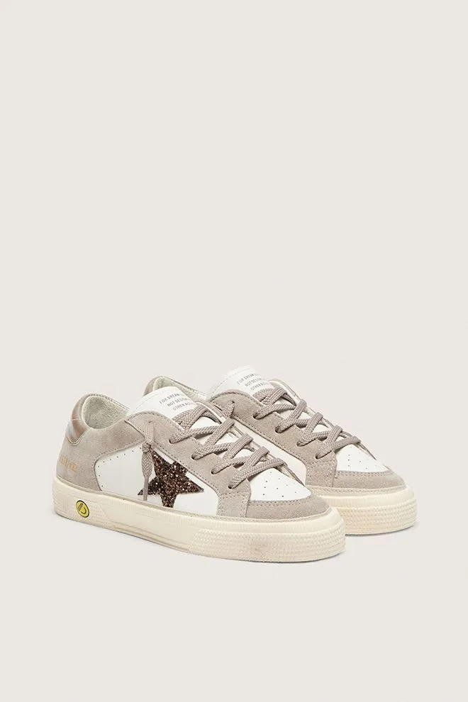 Golden Goose Kids May Star Glittered Sneakers
