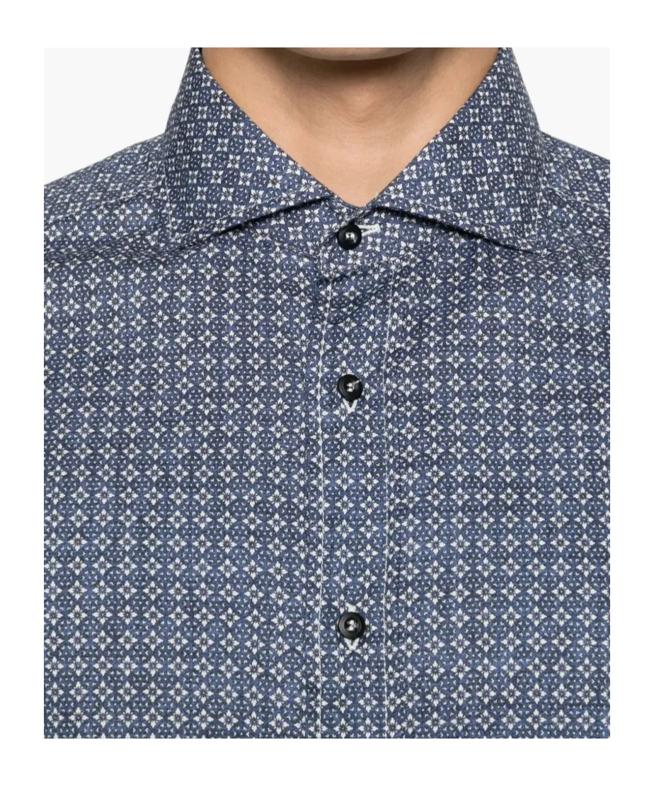 Geometric-Pattern Shirt