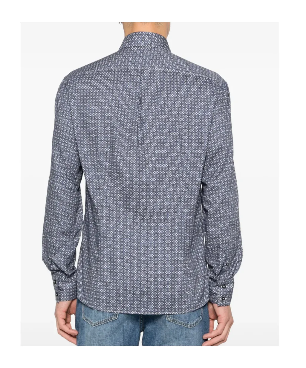 Geometric-Pattern Shirt