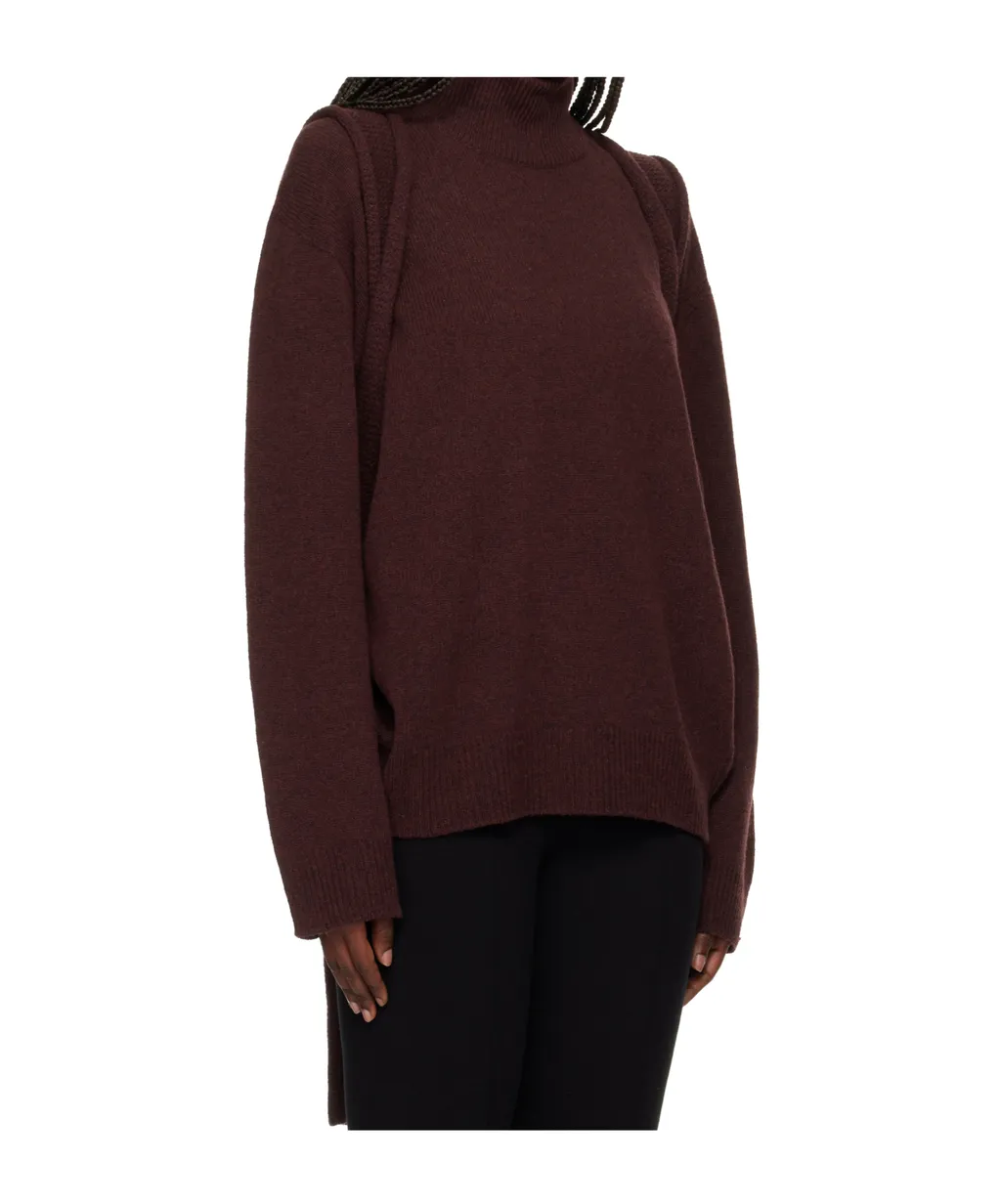 Backpack Turtleneck Sweater