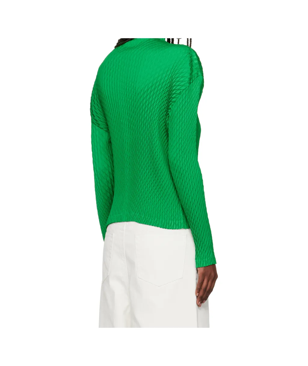 Long-Sleeved Zip-Up Knit Sweater