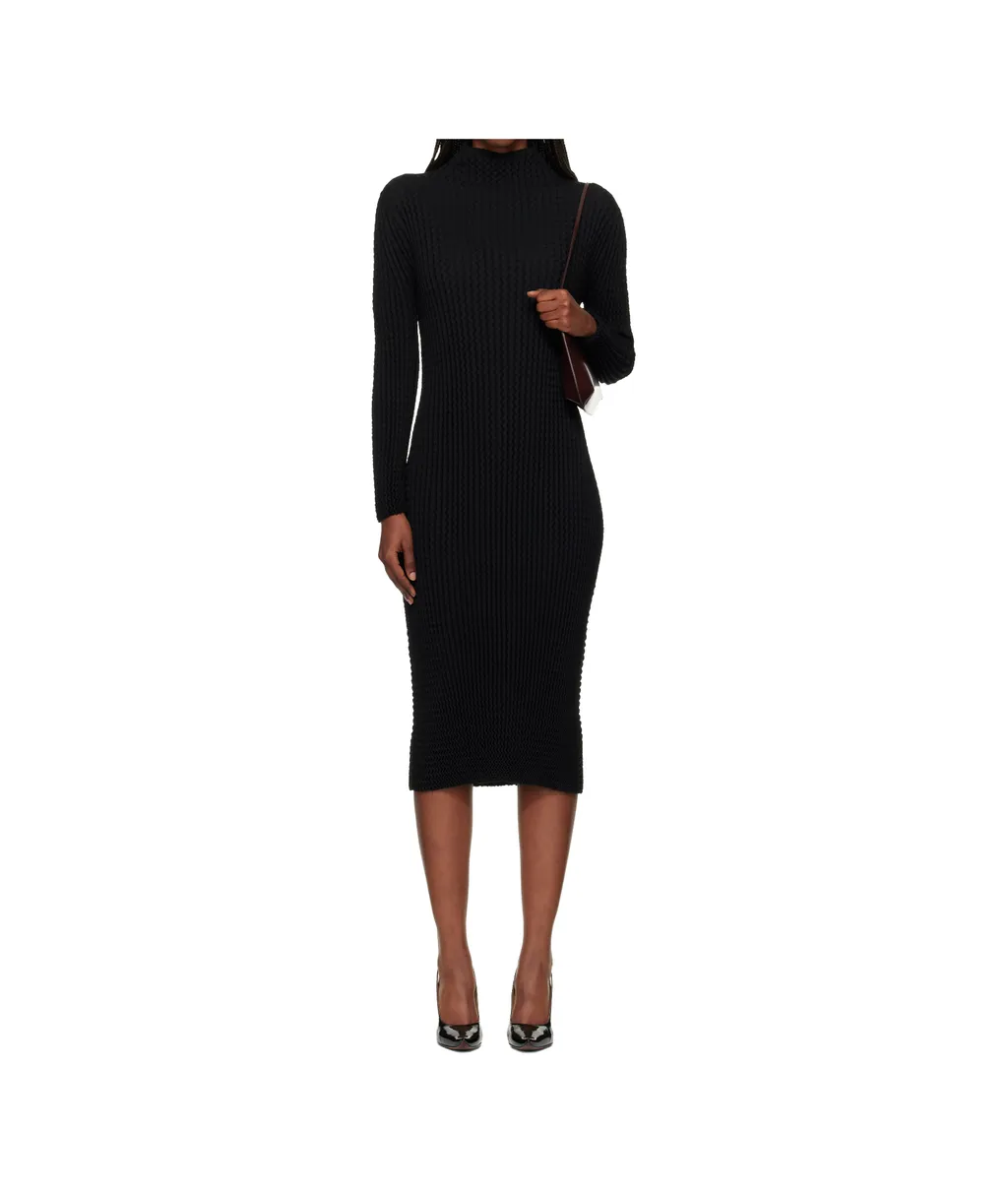 Textured Knit Dress