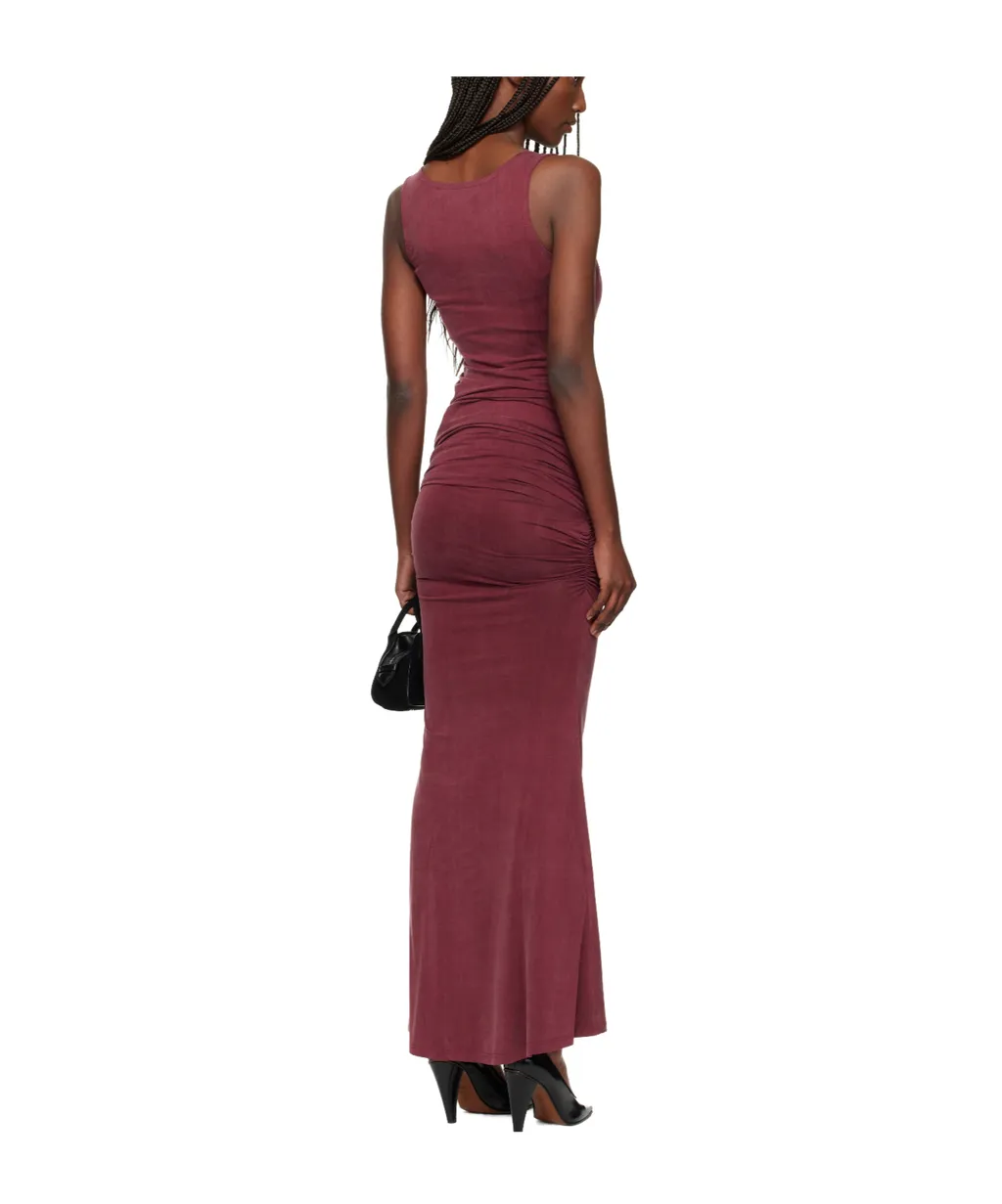 Cowl-Neck Maxi Dress
