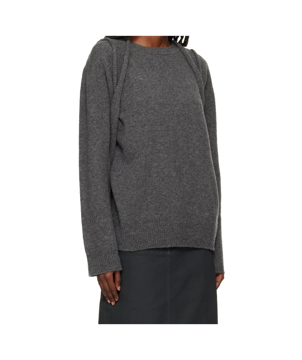 Backpack Knit Long-Sleeve Sweater