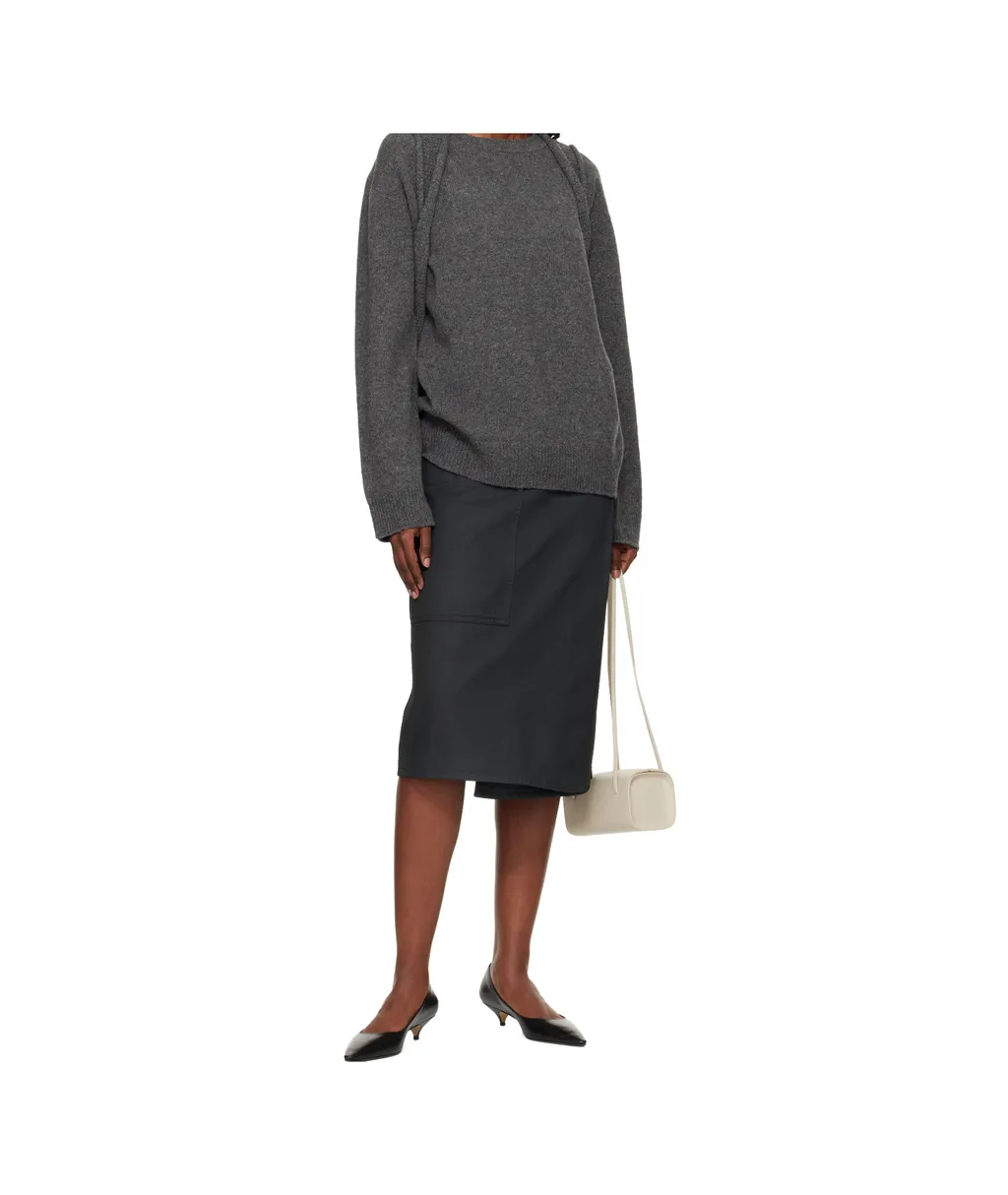 Backpack Knit Long-Sleeve Sweater