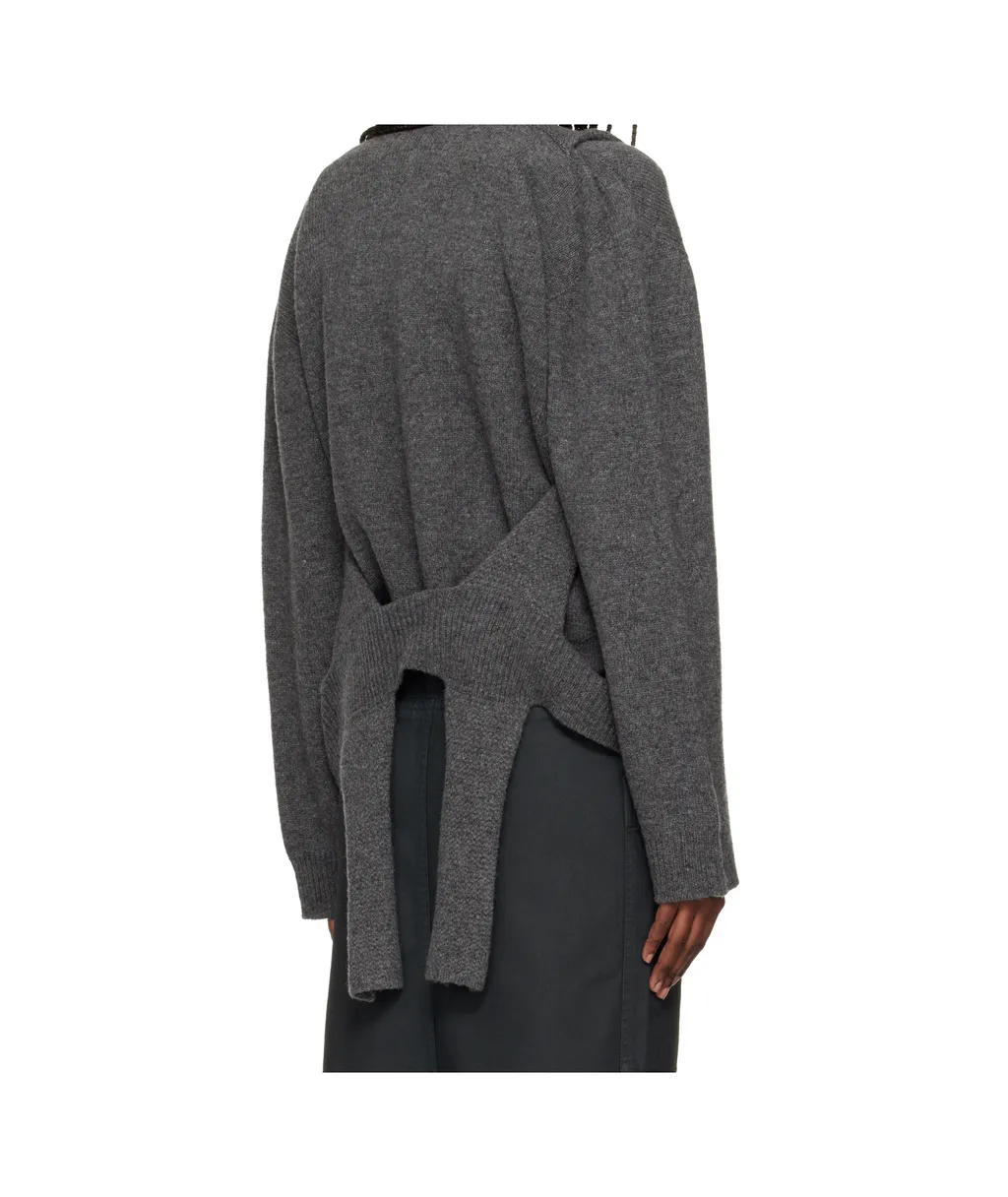 Backpack Knit Long-Sleeve Sweater