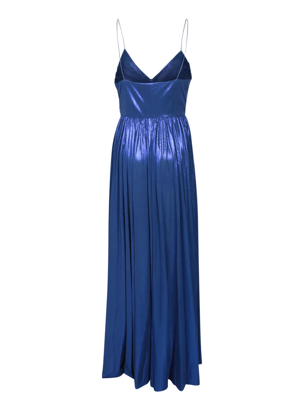 Metallic-Effect Maxi Dress