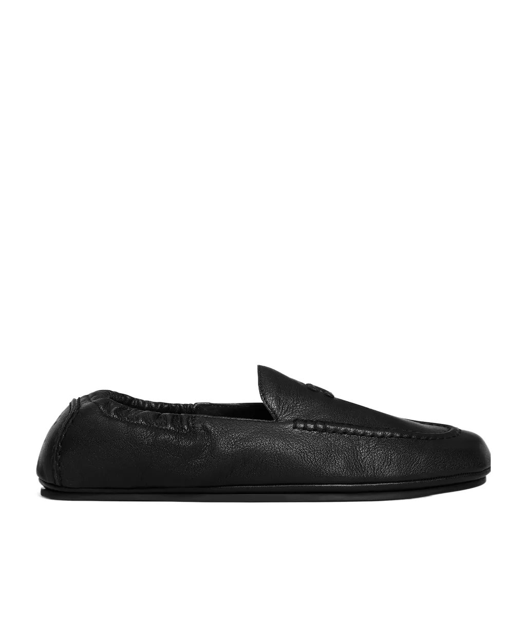 Celine Adam Loafer With Triomphe In Goatskin