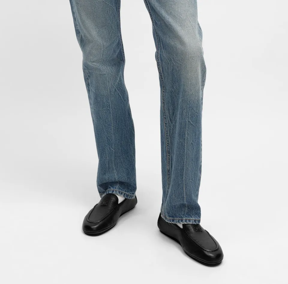 Celine Adam Loafer With Triomphe In Goatskin