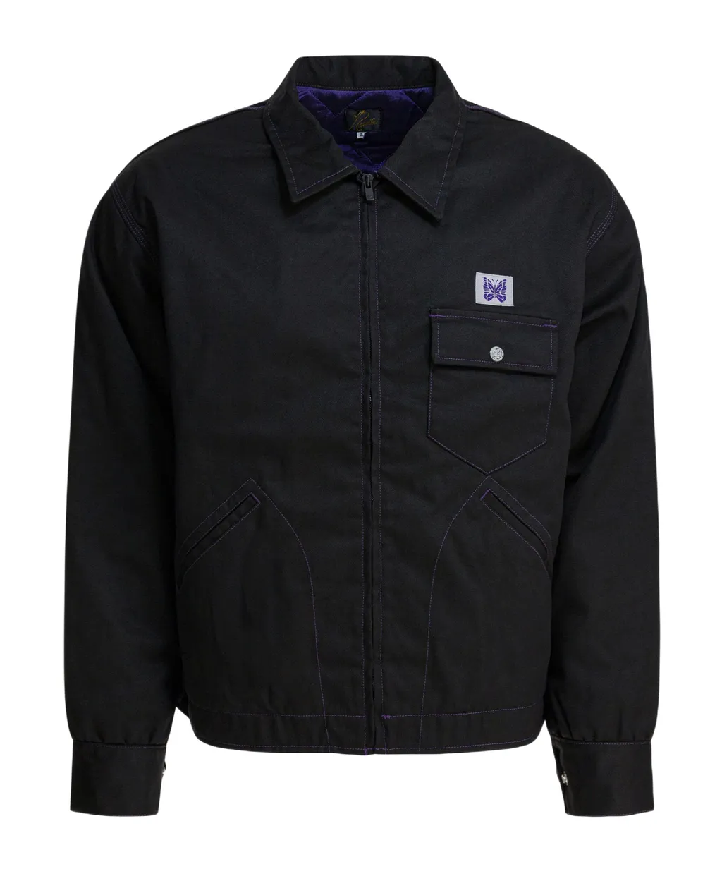 Needles Zipped Logo Patch Jacket