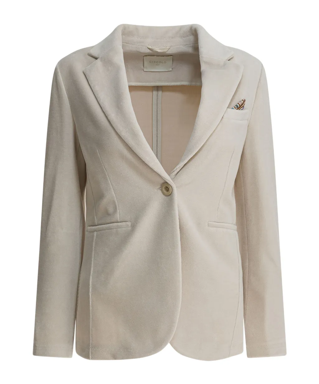 Long-Sleeved Suit Jacket