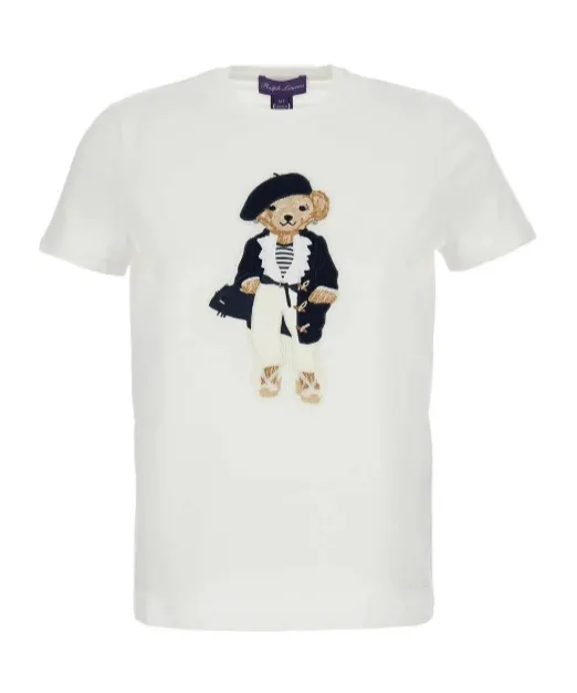 Ralph Lauren Bear Motif T-Shirt