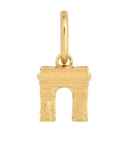 Celine Charms Arc De Triomphe In Brass With Gold Finish