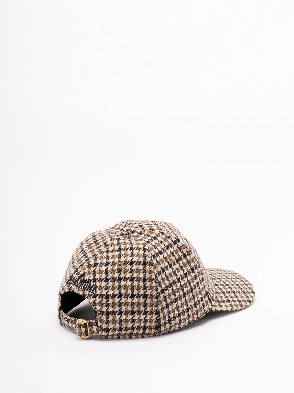 Valentino	Houndstooth Logo Embroidered Baseball Cap