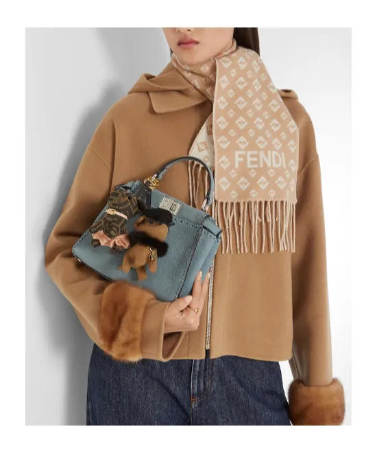 Fendi Peekaboo Mini Tote Bag
