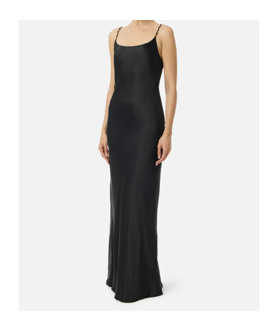 Chain-Strap Maxi Dress