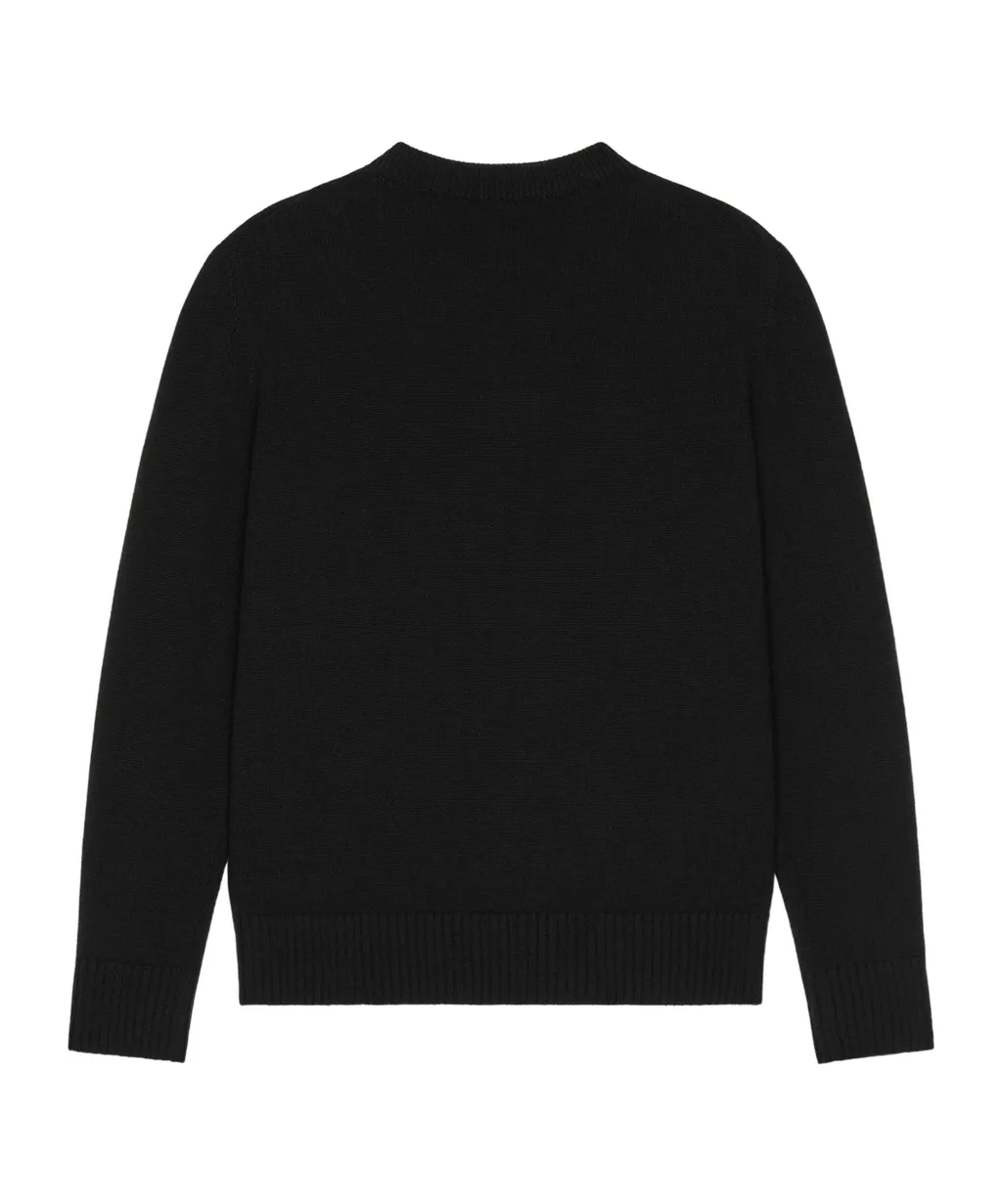 Givenchy Paris Signature Embroidered Knitted Jumper