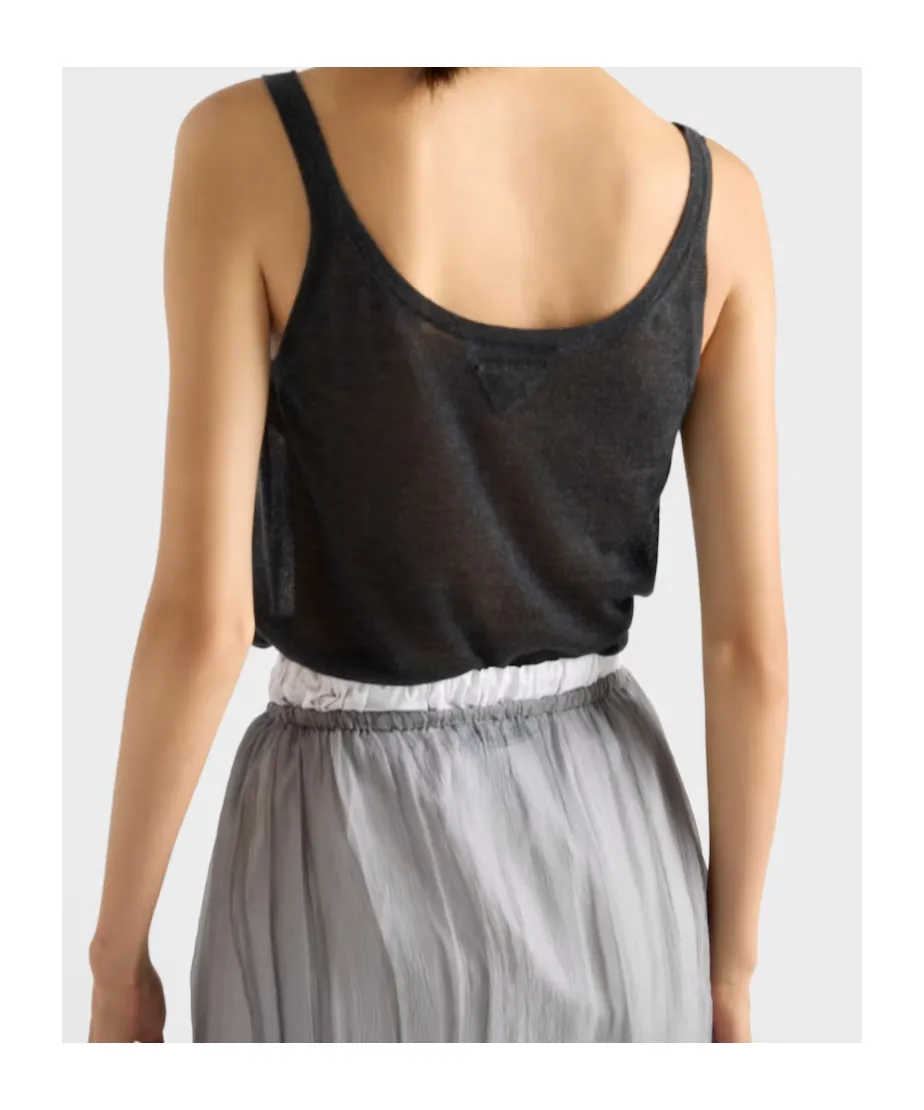 Cashmere And Silk Tank Top