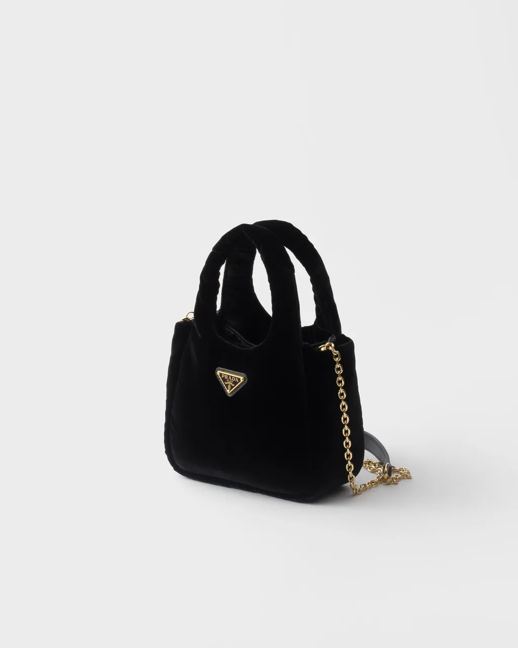 Prada Padded Velvet Mini Handbag