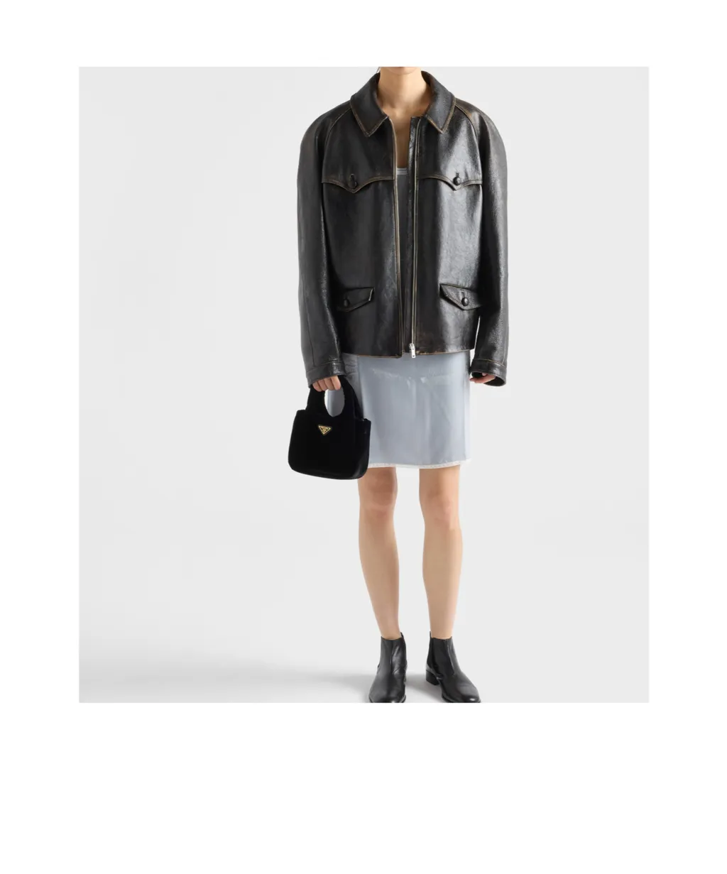 Prada Padded Velvet Mini Handbag