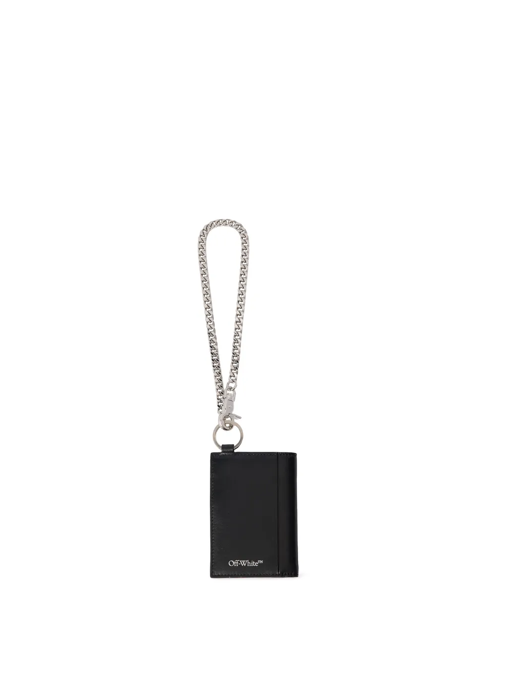 Off-White Heritage Logo Printed Chained Wallet