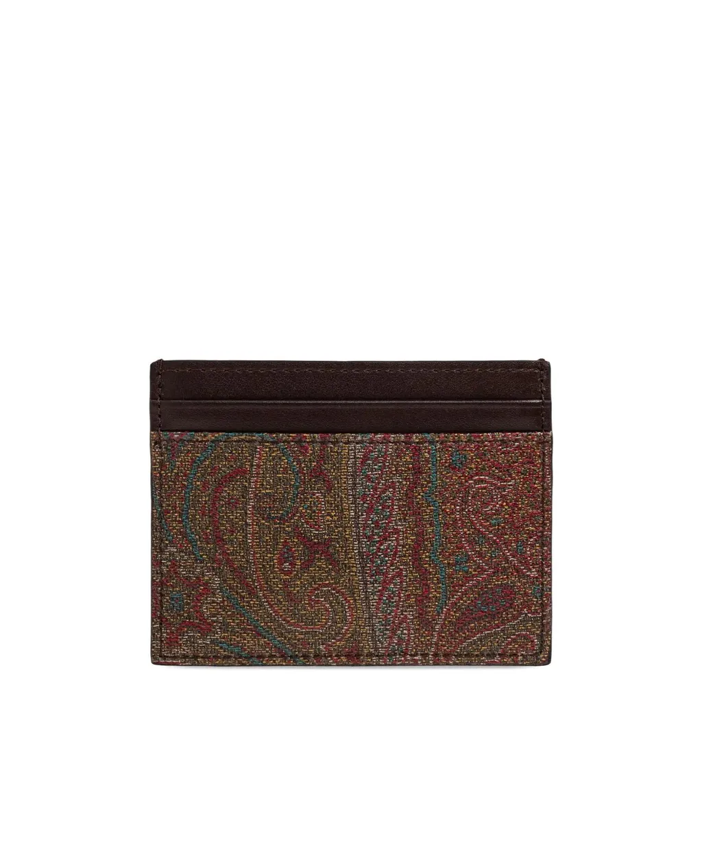 Etro Logo Embossed Wallet
