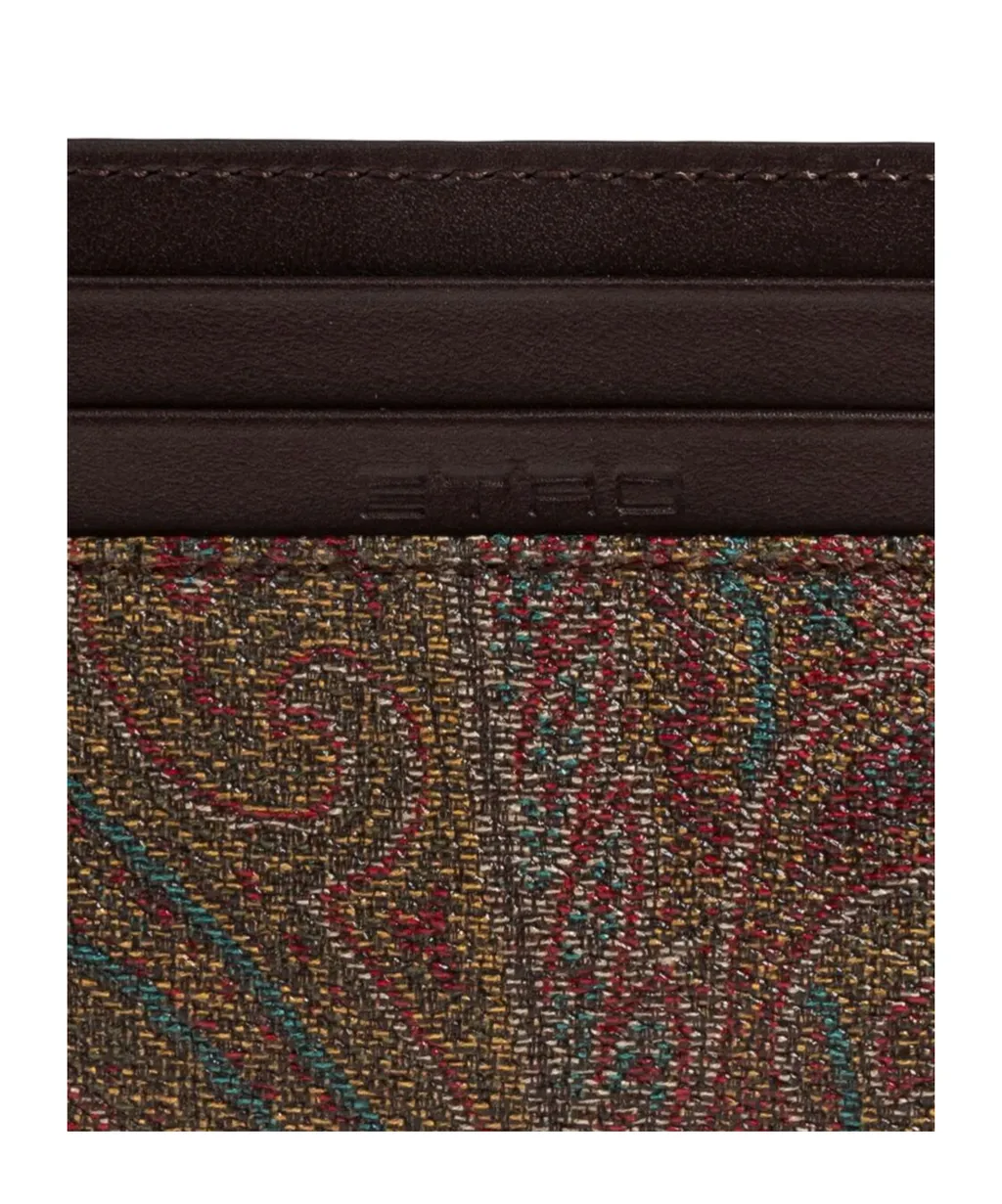 Etro Logo Embossed Wallet
