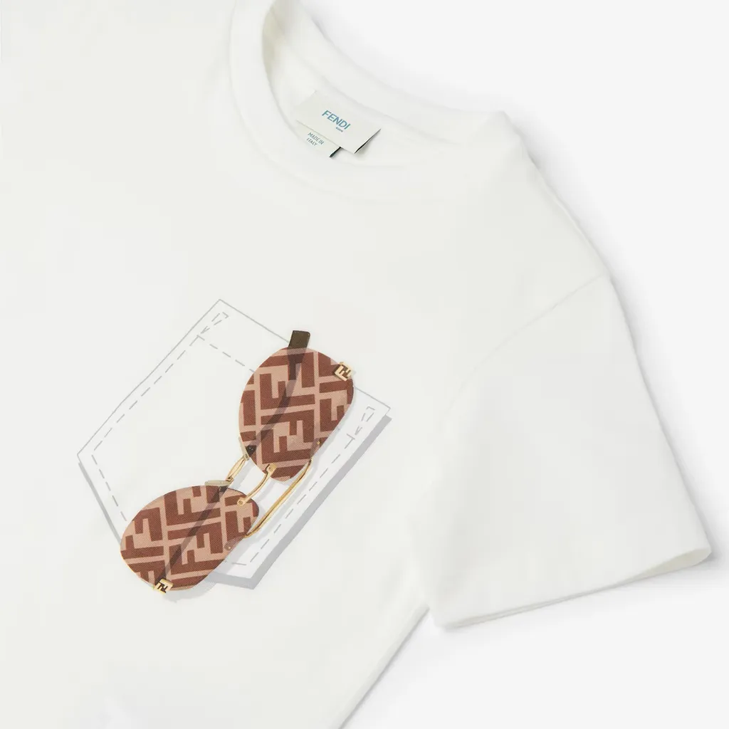 Fendi Kids Short-Sleeved Crewneck T-Shirt