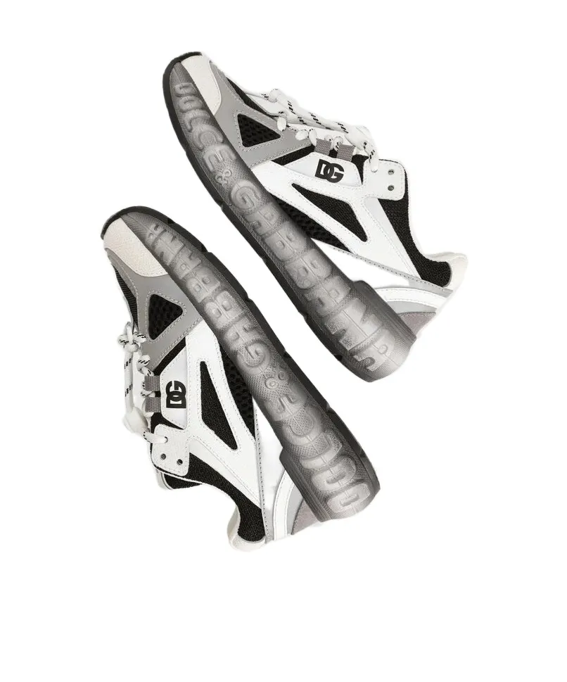 Dolce & Gabbana Kids Logo Embossed Sneakers