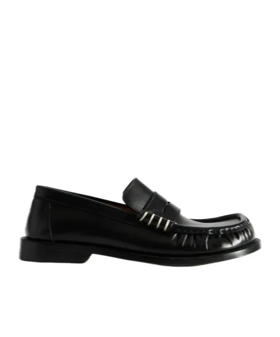 Loafer Moccasins In Black