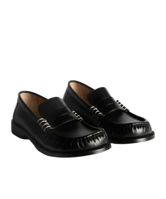 Loafer Moccasins In Black