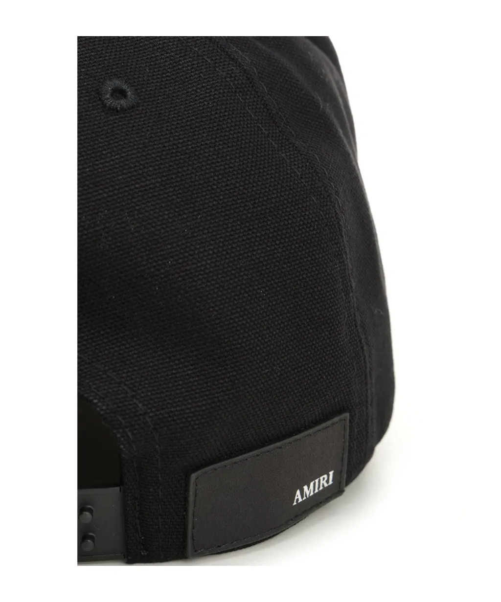 Amiri Logo Embroidered Curved Peak Hat
