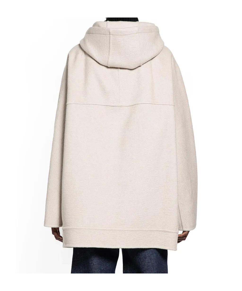 Cashmere Double-Layer Sweatshirt Jacket