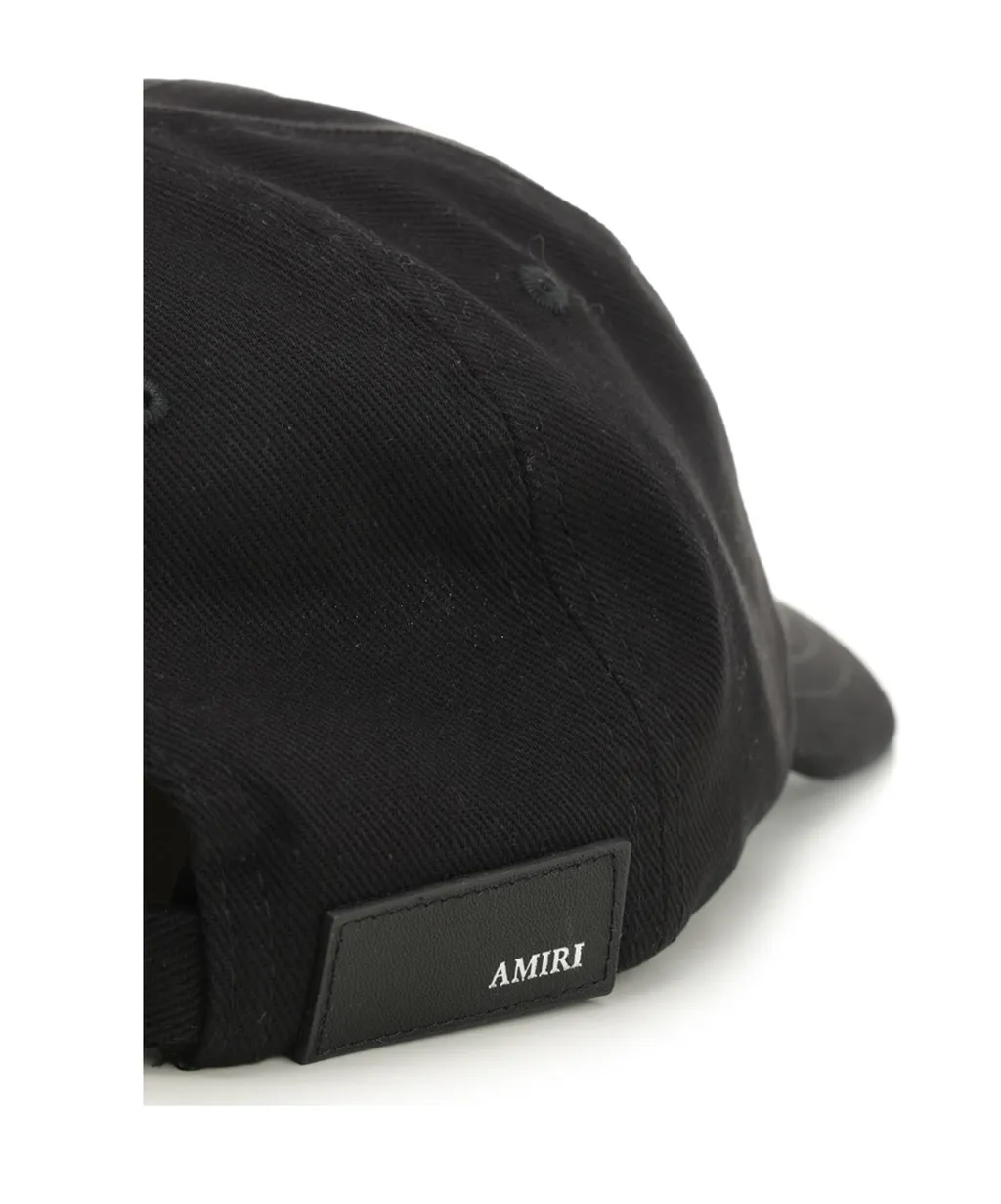 Amiri Logo Embroidered Curved Peak Hat