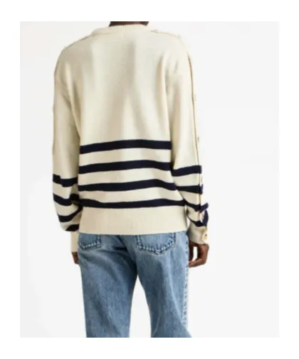 Jw Anderson Buttoned Sleeve Breton Jumper