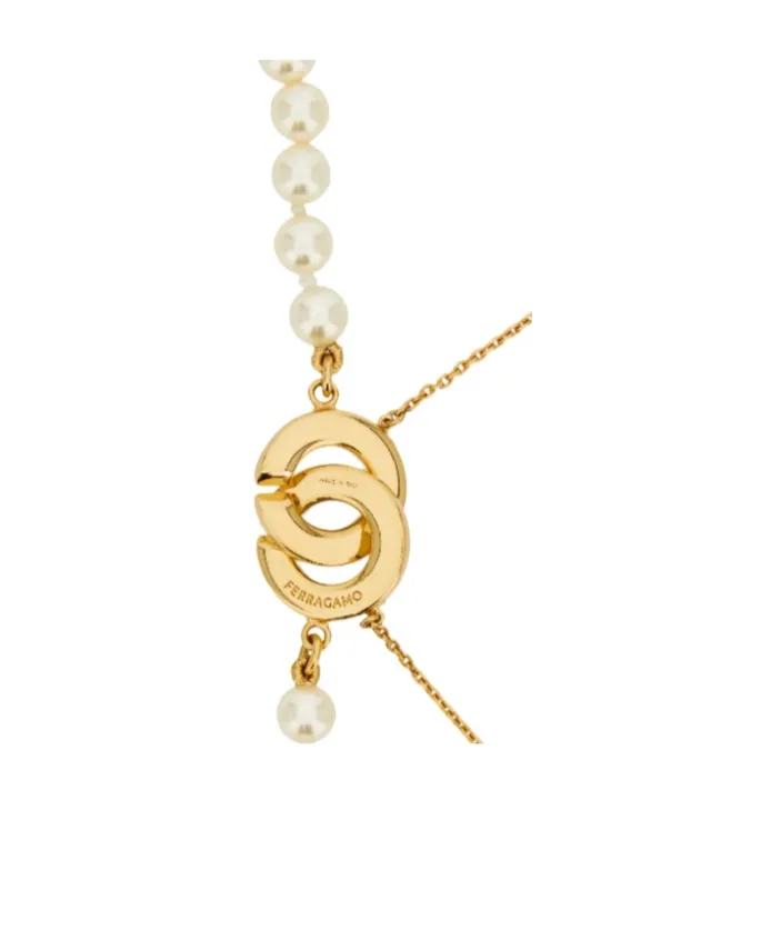 Double Strand Necklace With Pearls